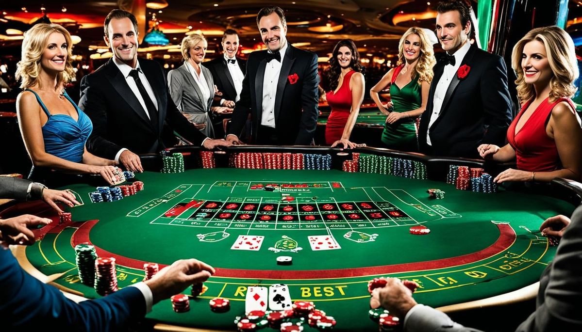 Tampilan dealer dan obrolan langsung di VIP Roulette